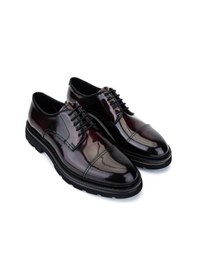 Resim Tamer Tanca Erkek Hakiki Deri Bordo Klasik Ayakkabı 205 6155 Erk Ayk Sk25-26 Bordo Acma Bordo 