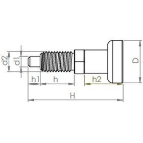Resim Durmasız Kilitlemeli / Indeksleme Pimleri M16 