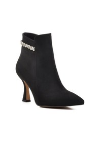 Resim Ayakmod 543111 Siyah Süet İçi Polarlı Kadın Topuklu Bot 001 