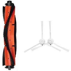 Resim Roidmi Eve Vacuum Mop Uyumlu Yedek Ana Fırça ve Yan Fırça-3 Parça 