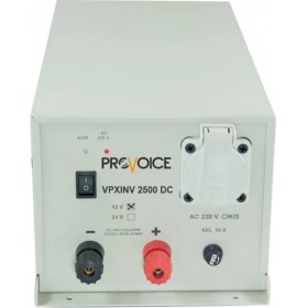 Resim Provoice VPXINV 2500 DC 12V/24V İnvertör Araç Tipi 
