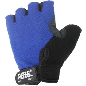 Resim ALTIS MAX BODY ELDİVENİ XL SİYAH MAVİ 