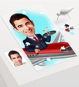 Resim Kişiye Özel Host Karikatür 240 Parça A3 Puzzle - 1 