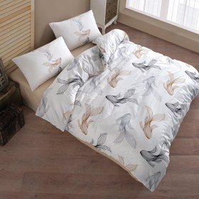 Resim Barbella Kahve %100 Pamuk Ranforce Battal Boy Nevresim Takımı 