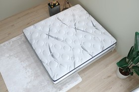 Resim Argimo Aqualis Çift Kişilik Pedli Paket Yaylı Yatak 30 cm - 140x190 