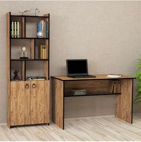 Resim Kalenderdekor1 Kalender Dekor Ellen Mayra 120 Cm Çalışma Masası Takımı A.Çam 
