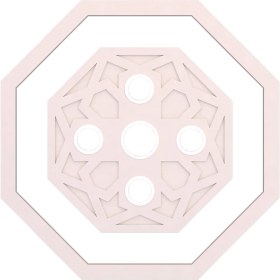 Resim Motifpiyer Tavan Spot Göbegi-Motifli-Sekizgen-48-86cm-Dıs Çitalı 