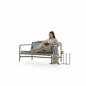 Resim Happy Garden İKili Bahçe Koltuğu 