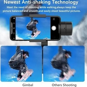 Resim SHABD F8 3 Eksenli Gimbal Sabitleyici Taşınabilir Telefon Tutucu Sallama Önleyici Video Kayıt Sabitleyici Telefonu Akıllı Telefon Kullanımı 