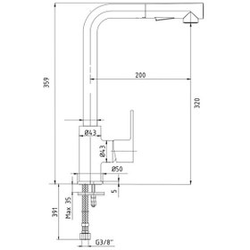 Resim Eca Nita Spiralli Eviye Mutfak Eviye Bataryası 102118128 
