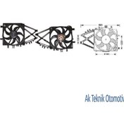 Resim Fan Motoru Opel Corsa C Combo 1,7 Td 01..03 Rezist 504625135 