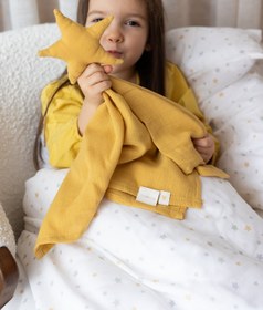 Resim My Star Organik Pamuk 2 Katlı Müslin Uyku Arkadaşı Hardal - hardal / Standart 