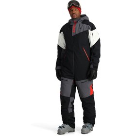 Resim Spyder Utility Snowsuit Erkek Siyah Kayak Tulumu 