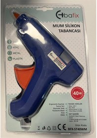 Resim Bafix Mum Silikon Tabancası Mavi 40w 