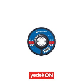 Resim Magmaweld 115x22 MM Magmaflap Zirkonyum Oksit (ZR) 80 Kum Aşındırıcı Disk 