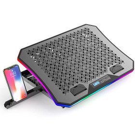 Resim Bix BX-CP02G RGB Aydınlatmalı Gaming Laptop Soğutucu 