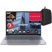 Resim ThinkBook 16 Gen6 ABP Amd Ryzen 5 7530U 16GB 2TB SSD 16" WUXGA (1920x1200) FDOS TB21KK001ATR03+ Çanta Lenovo