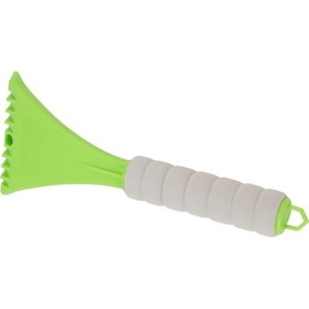 Resim Springsun Pp Ve Eva Köpük Tutamaklı Araç Camı Kar ıcı - Kavisli Tasarım, Kaymaz Tutuş, Camı Korumak, Yeşil Renk 