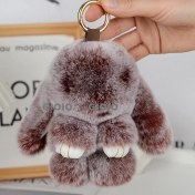 Resim Silver1 Gıoıo Yeni Sevimli Gerçek Saç Tilki Küçük Cinderblock Saç Araba Anahtarlık Kolye Ins Pixie Peluş Top Çanta Aksesuarları (Yurt Dışından) 