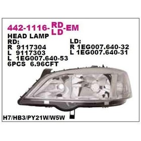 Resim Opel Astra G Kasa 1998-2002 Ön Far Lambası Sol Depo 