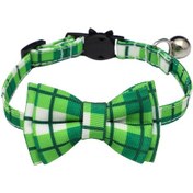 Resim Vkemall Yumuşak Ve Nefes Alabilir Kedi Tasması - Çıkarılabilir Fiyonk Ve Zilli Modeller 