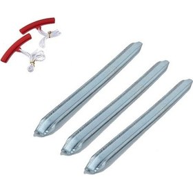 Resim Folinda Araba-motosiklet-bisiklet Lastik Tamiri Çıkarma Kılavuzu, 3'lü Çatal Çıkartıcı + Lastik Korumalı Kapak, Tamir Aracı Seti 