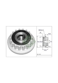 Resim Ina 535011810 Alternator Kasnagi 070903024 070903024a 070903024b 