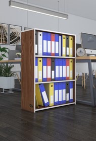 Resim Kenzlife Klasörlük Raflı İlkutay Cvz 105*80*30 Kitaplık Ofis Arkalıksız 