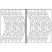 Resim Reflektör Gri Büyük Honda Pcx Uyumlu 1 Set Jant Şeridi 