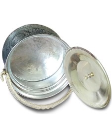 Resim Binbir Bakır Işlemeli Eskitme Yoğurt Bakır Bakraç 5 Lt 