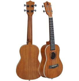 Resim Maxword Mu-24 Pro Yüksek Kaliteli Maun Concert Ukulele Seti 
