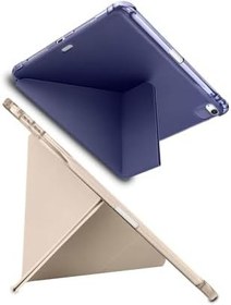 Resim iPad 11. Nesil (2025) A16 11" / 10. Nesil (2022) 10.9” Uyumlu Tri-Folding Akıllı Kılıf Kalem Bölmeli Otomatik Uyku Modlu (Bordo) 