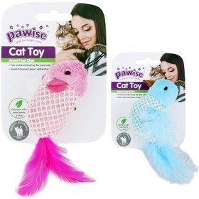 Resim Pawise 10 CM Fare Catnipli Peluş Kedi Oyuncağı Çok Renkli 