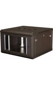 Resim Lande - 6u 19" Duvar Tipi Rack Kabinet - Genişlik: 600 mm | Derinlik: 600 mm - Siyah 