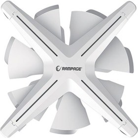 Resim Rampage X12 Kıt Rgb 1200Rpm Beyaz Gaming Oyuncu Kasa Fan Kiti 