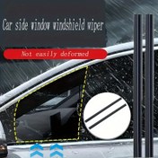 Resim 2 Adet Araba Yan Cam Silecek Bıçakları - Dayanıklı Kauçuk Su İtici ve Sis Azaltıcı, SUV'lar & Sedanlar için Gelişmiş Görüş, Kolay Kurulum Otomobil Cam Silindirmeleri 