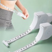Resim 1 adet FlexiFit Kendinden Sıkışan Vücut Ölçü Bandı - Plastik Bel, Kalça, Kol, Baş Çevresi Ölçüm Aracı, Kaldıraç Kilidi ile Ev ve Fitness Kullanımı için, Fitness Takip Aracı|Kaldıraç Kilidi Mekanizması|Hafif Tasarım, Spor Salonu Aksesuarları 