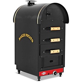 Resim Empero EMP.KFG.030 Kumpir Fırını - Gazlı - 3 çekmeceli - Doğalgazlı 