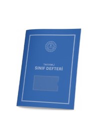 Resim Gülpaş Takvimli Sınıf Defteri Mavi Plastik Kapak İlkokul 390 