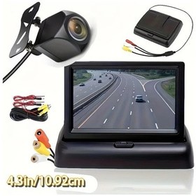 Resim Xuweiwei Chıcoque Kiti 1 Set Katlanabilir Küpler 12v Araç Kamyonet Suv Geri Görüş Kamerası Park Sistemi Kolay Kurulum Geniş Açılı Lens 