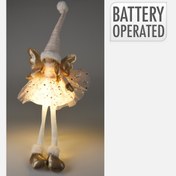 Resim Led Melek Kız Pembe 60cm 