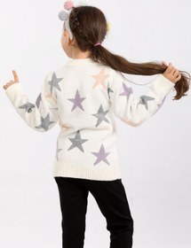 Resim Cloudy Kids Kız Çocuk Bisiklet Yaka Triko Kazak 