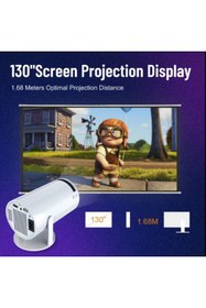 Resim yoosee Mini Projektör Cep Telefonu Taşınabilir Projektör Android 11 1 4K UHD FHD 720P LED 1200 