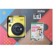 Resim Fujifilm Instax Mini 70 Box Sarı Dijital Fotoğraf Makinesi 