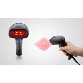Resim Datalogıc Quickscan Qw2520 El/masa Tipi 1d / 2d Vga Imager Kablolu Barkod Okuyucu Usb Stand, Siyah 