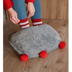 Resim Pabtex Peluş Ayak Isıtıcısı,panduf,terlik 