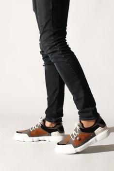 Rovigo Plus Erkek Gri Renkli Spor Ayakkabı