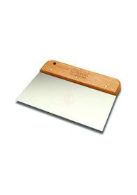 Resim Dekor Hassan Geniş Ispatula Ahşap Saplı Paslanmaz Çelik 22 Cm 