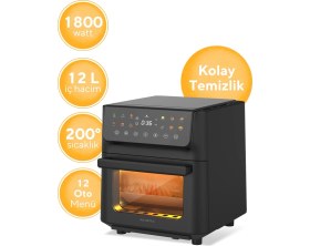 Resim Kumtel Xxl 12 Litre Fastfryer (Yağsız Fritöz Airfryer ) Haf-10 
