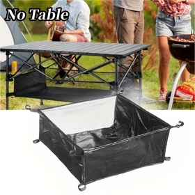 Resim Taşınabilir Kamp Masası Ağı Çantası - Çoklu Bölümlerle Dayanıklı Ağ Depolama Organizatörü, Açık Hava Kamp Ekipmanları, Çadır Aksesuarları ve Temel Gereksinimleri için Kolay Erişim Tasarımı, Kamp Masası Aksesuarları, Klasik Stil, Sağlam Yapı 